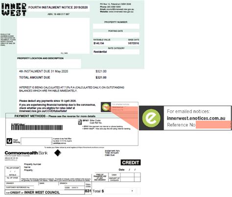 iwc rate|inner west rates payment.